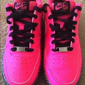 Nike Air Force 1 Low Burst Crack Pink/Black/Gray